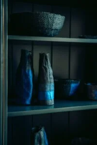 vase en tissu recyclé