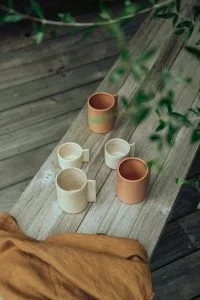 tasse en céramique artisan français