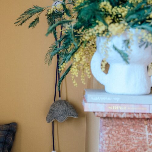lampe en laine écoresponsable