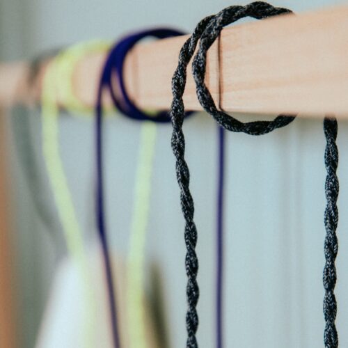 lampe en laine écoresponsable