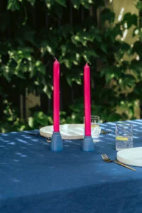 bougeoir design coloré