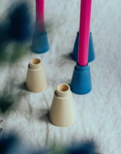 bougeoir design coloré