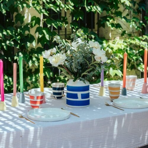 mug vase original artisanal porcelaine contemporaine msg céramique