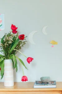 décorer un mur lune