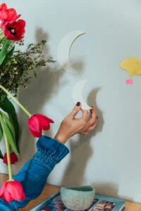 décorer un mur lune