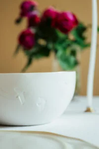 saladier artisanal porcelaine Limoges