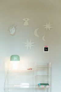 décoration murale originale étoile lune