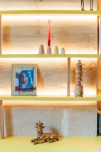 bougeoir design coloré