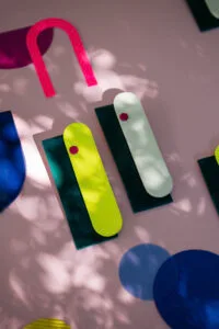 décoration murale colorée