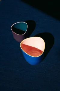 tasse colorée porcelaine